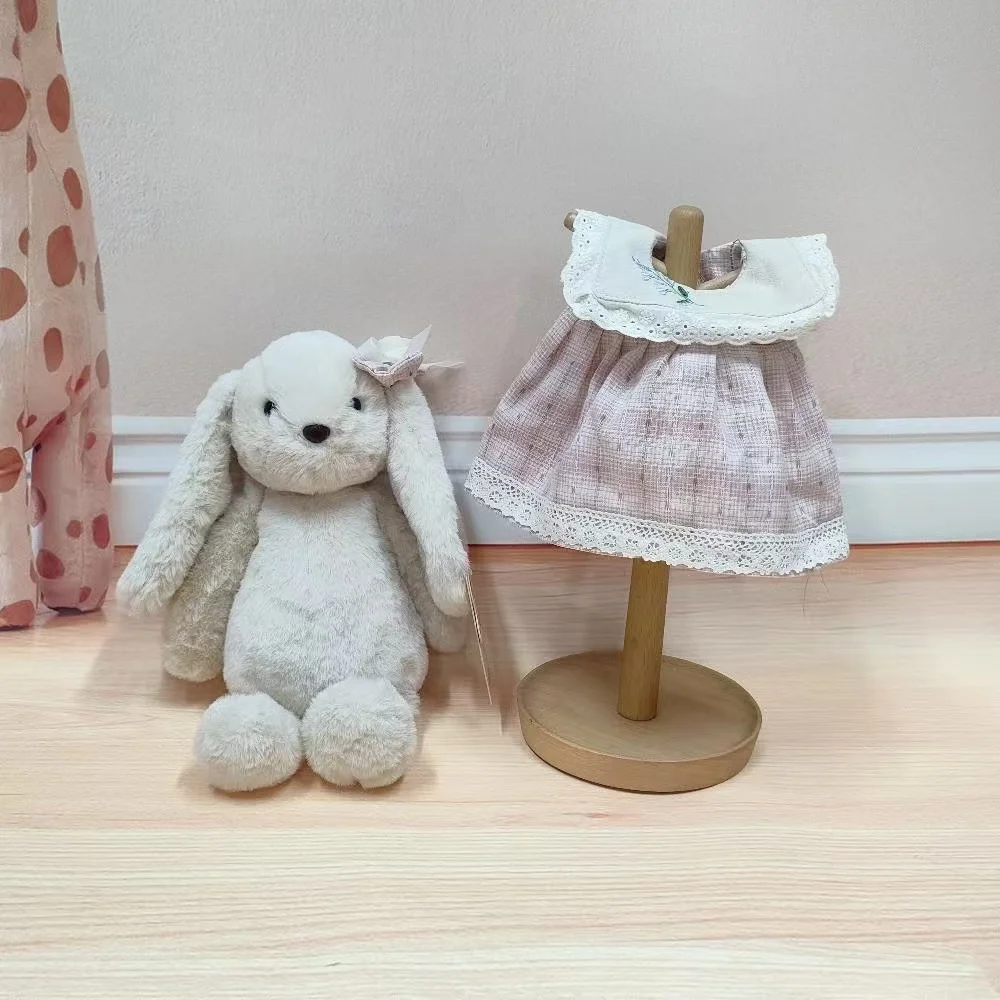 Kawaii Long Ear Lolita Bunny Plush Toys Cartoon Stuffed Animals Rabbit Wear Skirt Soft Baby Accompany Sleeping Doll Girls Gifts