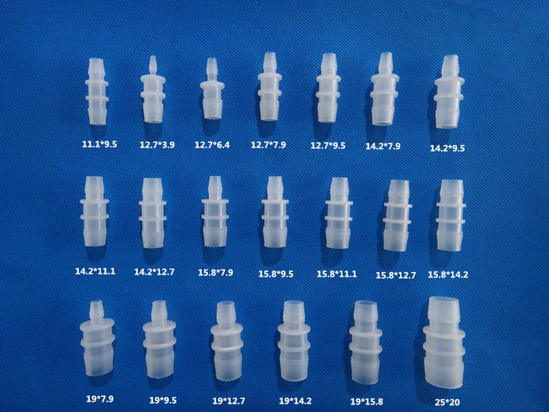 1PC Plastic straight-through two-way direct/reduced hose connector/reduced straight-through pagoda connector size adapter