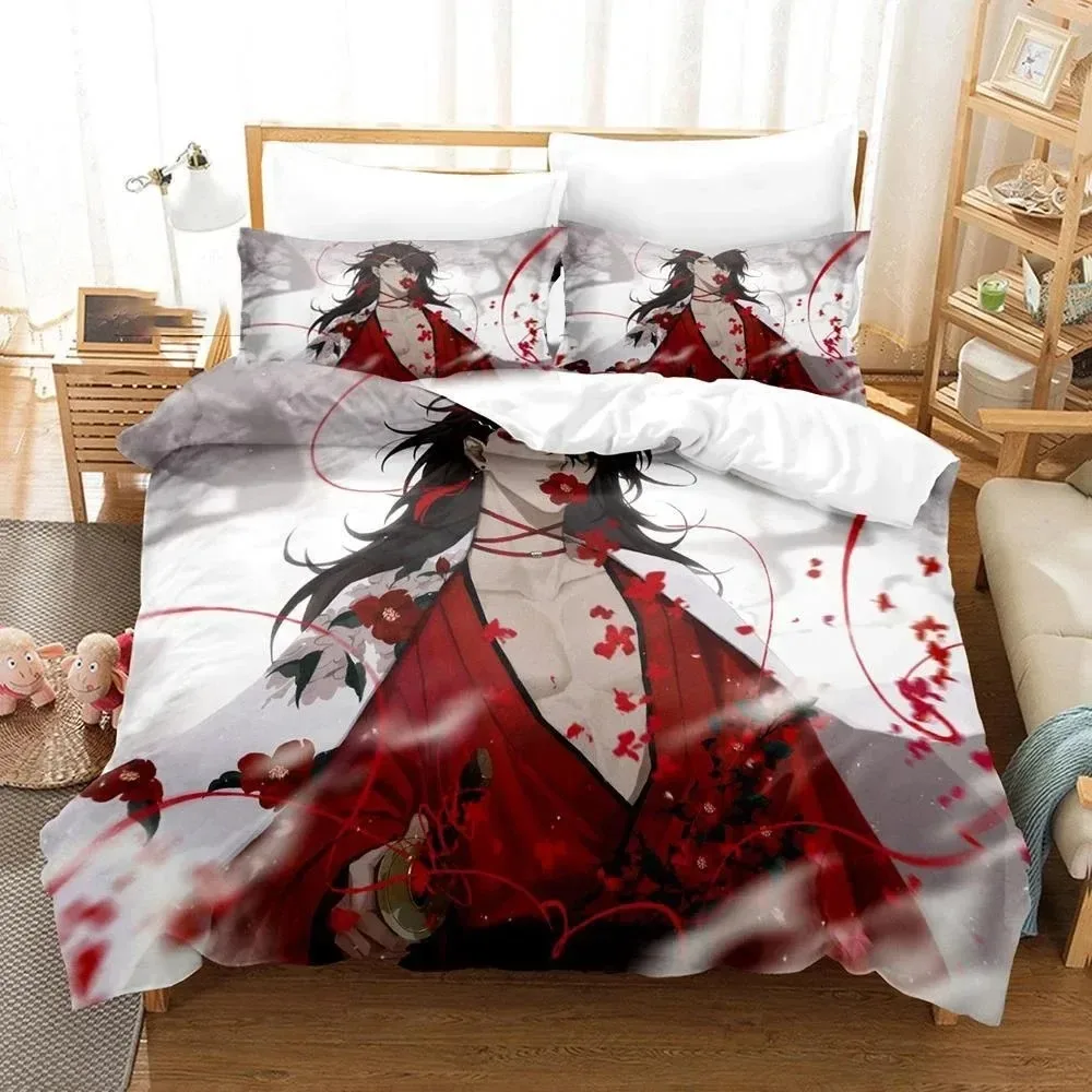 3D Printed Vox Akuma Bedding Set Boys Girls Twin Queen Size Duvet Cover Pillowcase Bed Kids Adult Fashion Home Textileextile