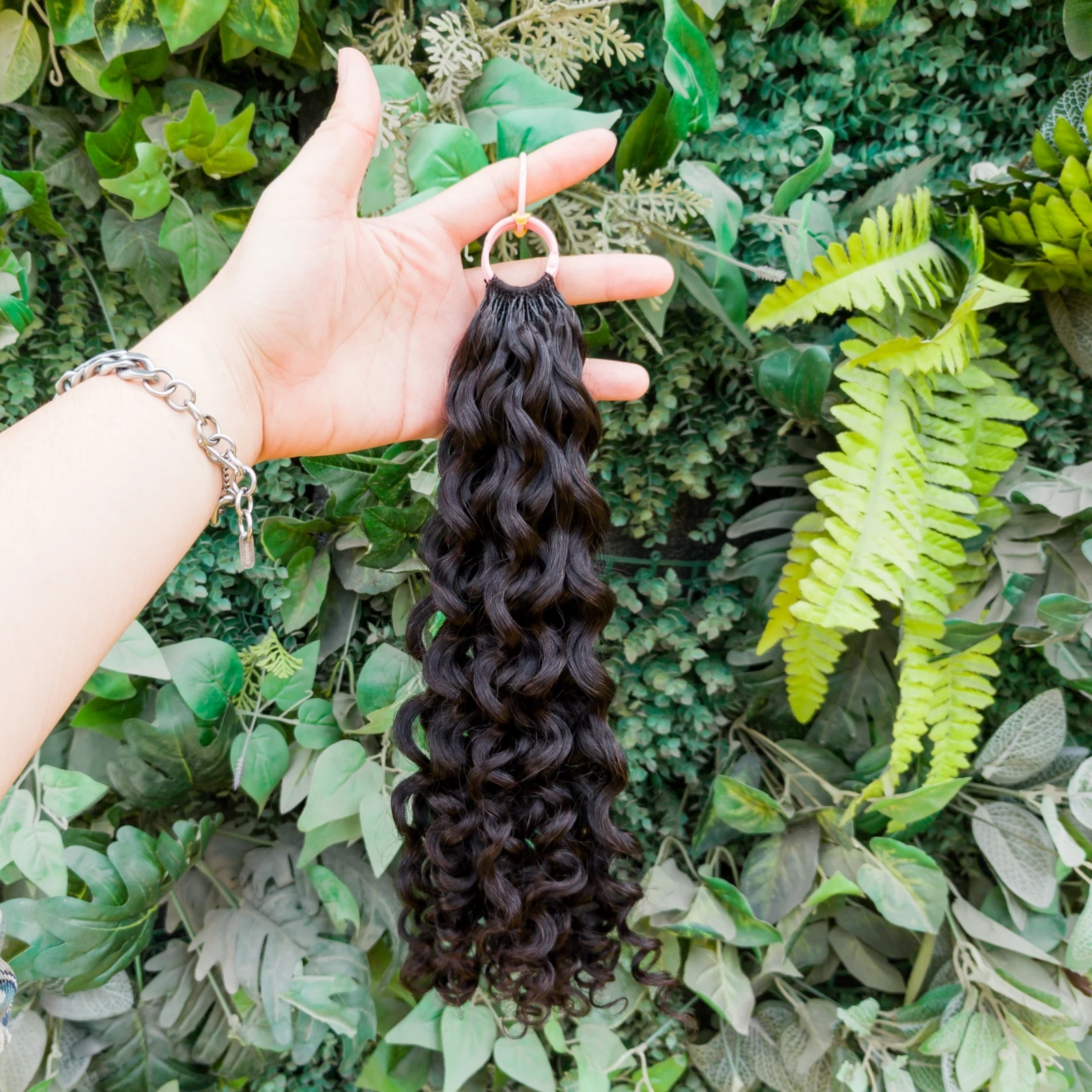 

Предварительно разделенные пучки человеческих волос крючком, необработанные натуральные 100% наращивание человеческих волос, 100 г/лот, для богемного стиля, волна воды