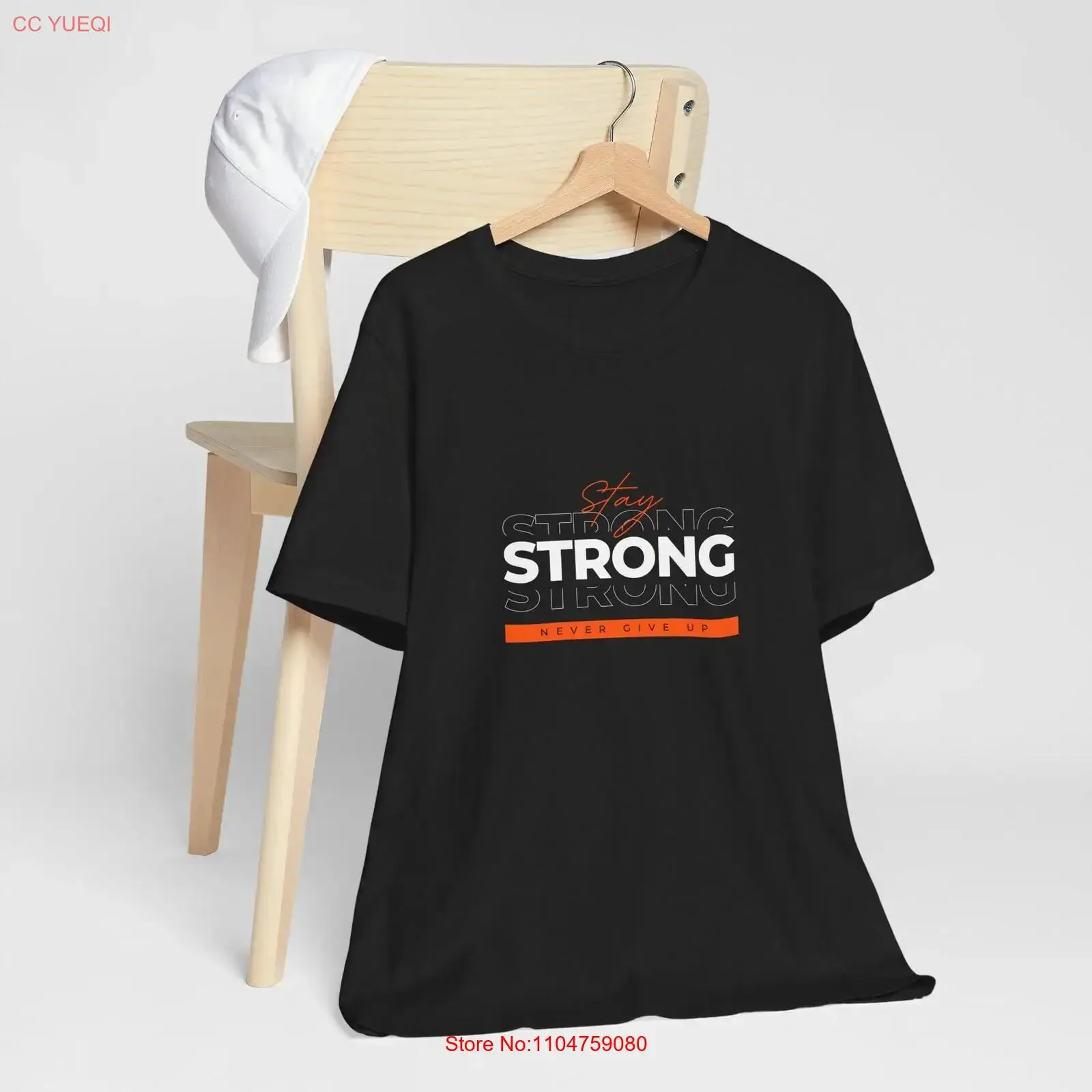 Stay Strong Inspirational T Shirt for Motivation WorkouT Friends Encouragement Positive Quote vintage Washed Breathable Casual