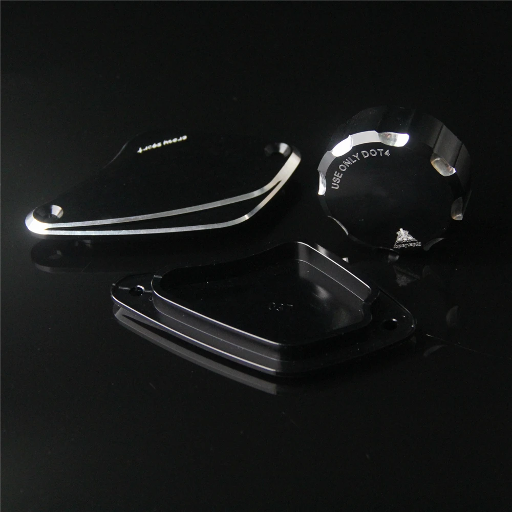 For Ducati DIAVEL 2011- 2019 Motorcycle Front Rear Brake Clutch Cylinder Fluid Reservoir Cover