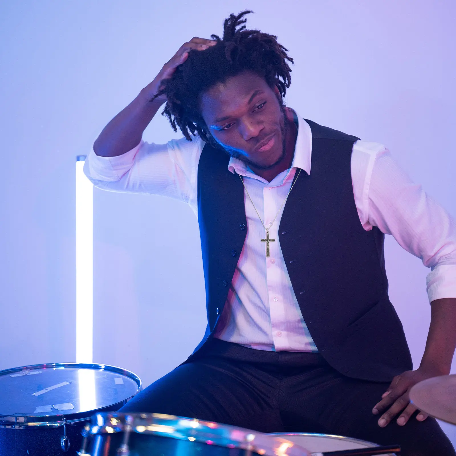 

Профессиональный инструмент для регулировки барабанов: высококачественный хромированный стальной ключ для быстрой замены мембран барабанов, подходит для барабанщиков.