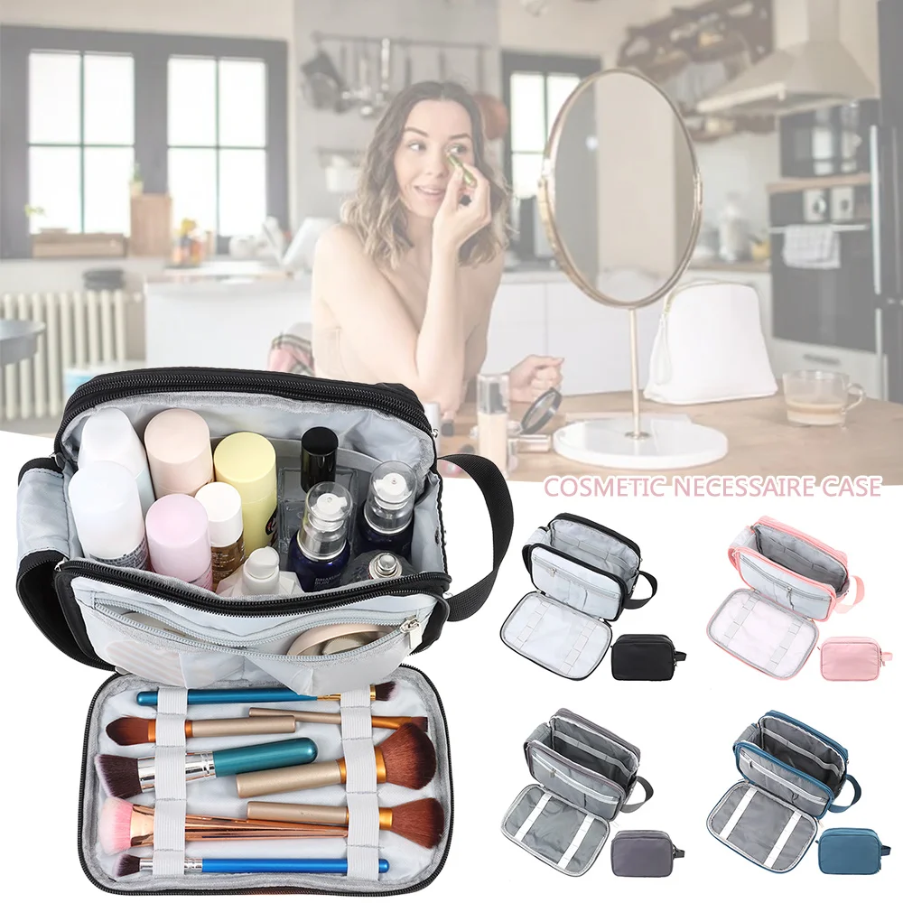 

Portable Dry Wet Separation Travel Toiletry Bag Lightweight Large Capacity Ladies Makeup Bag Women Waterproof Beauty Wash Pouch