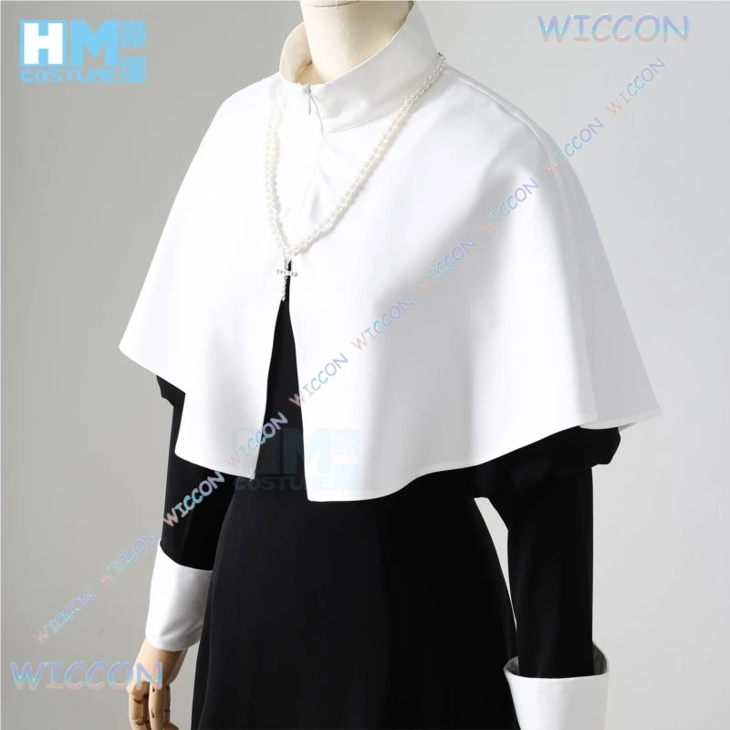 [BankaiMode] Anime MyDressUp Darling Marin Kitagawa Cosplay Strój Zakonnicy Sukienka Kapelusz Marin Kitagawa Peruka Kobiety Halloween Party Roleplay