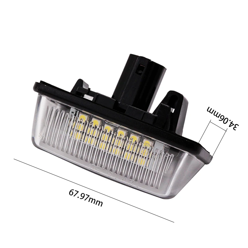 ضوء رقم لوحة ترخيص LED للسيارة لسيارة Toyota Crown(03~09) وحدة تحكم Canbus المدمجة