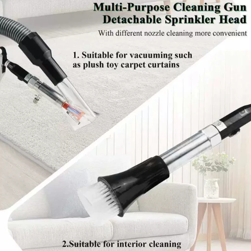 High pressure tornado interior cleaner dual-purpose dust gun multi-function car cleaning gun can vacuum