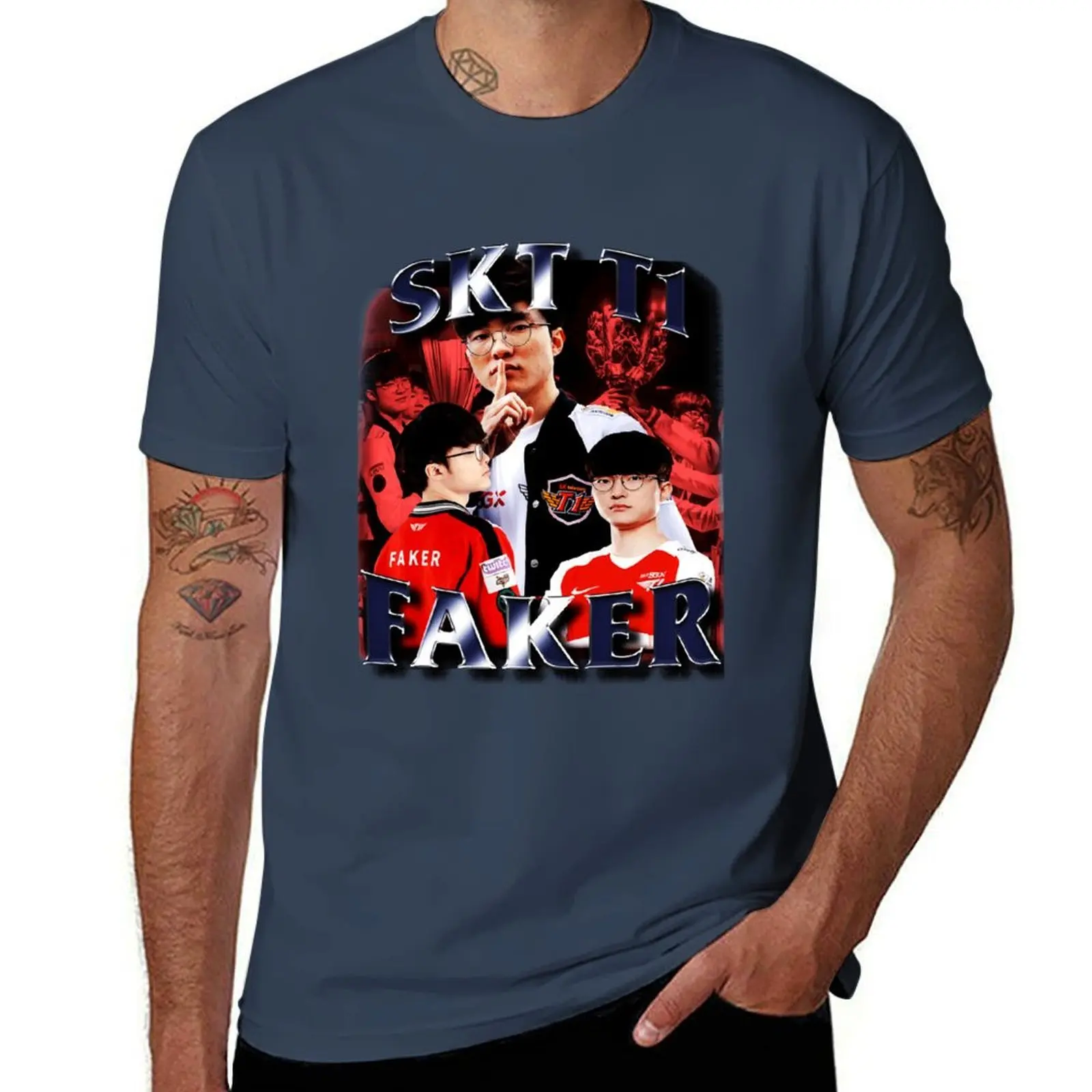 

SKT T1 For Fans T-Shirt Outdoor Sports Short Sleeve Top