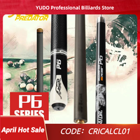 PREOAIDR P6 Billiards Carbon Fiber Pool Cue Stick 11.5/12.4mm Tip Uniloc Joint Billiard Cue Carbon Technology Carbon Energy Cue