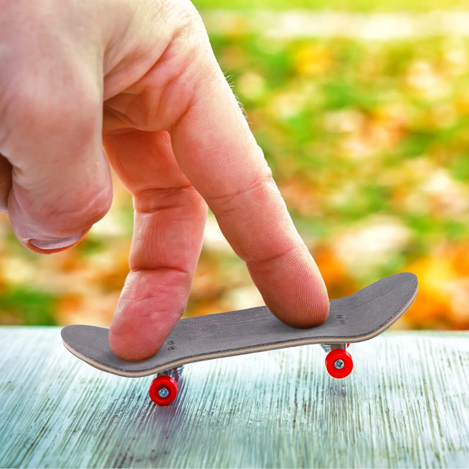 

Fingerboard Replacement Deck Sturdy Wooden Mini Skateboard for DIY Finger Skateboards Stress Relief Finger Training Device