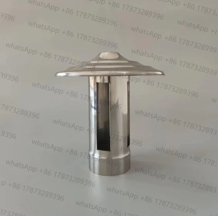 1PC stainless steel rain cap chimney flue cowl draft shield pipe rain cover for stove fireplace chimney pipe protector