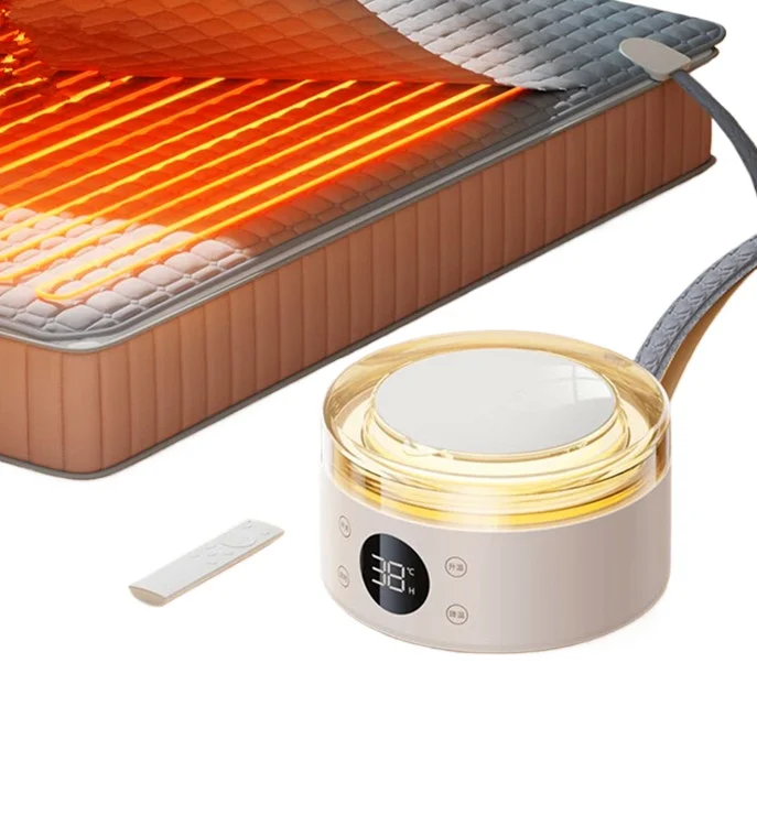 Low Price Wholesale Winter Car Use Removable Cover Cozy Fabric Electric Heated Blanket Waterproof Overheat