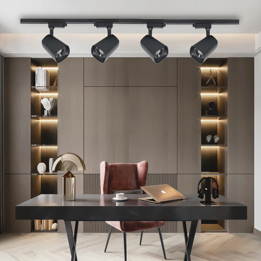 Spotlight Led Surface Mounted Nordic Style 20W 30W 40W 360 Rotating Ceiling Ceiling Installation Family Store Track Lights