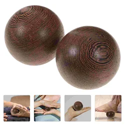 Esercizio cinese a mano Baoding Health Meditation Bell Chime Fitness polso pallini in legno punto di Stress in legno smalto di palma Zen