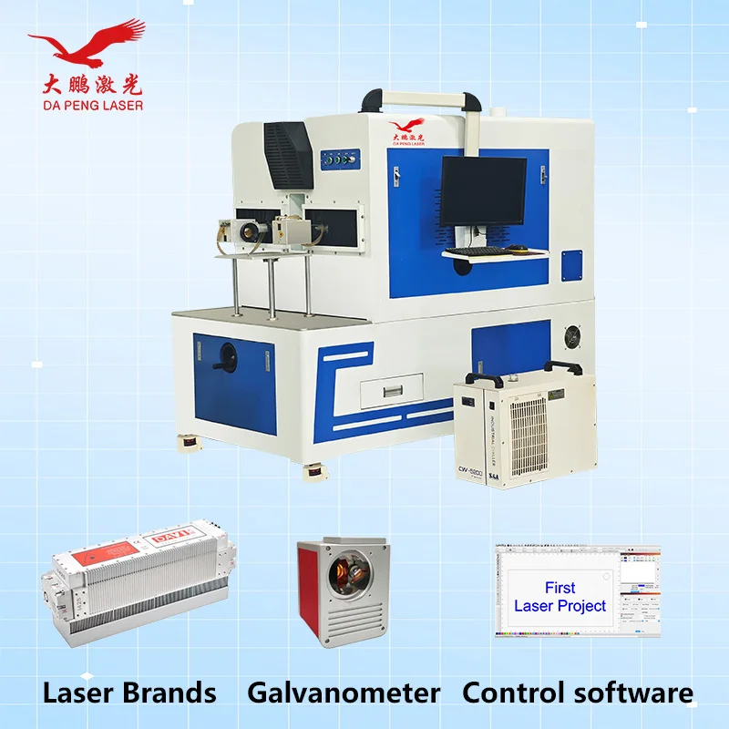 CO2/UV Laser Wire Stripping Machine High Precision Automatic Marking