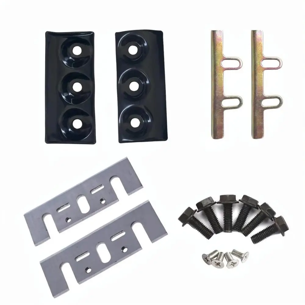 Replacement Blade And Clamp Set For 3 1 4 Inch Electric Planer Professional Carbide Woodworking Tool