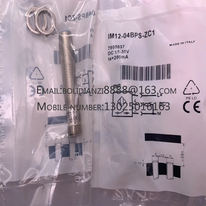 Interruptor do sensor de proximidade IM12-04BPS-ZUB Novo