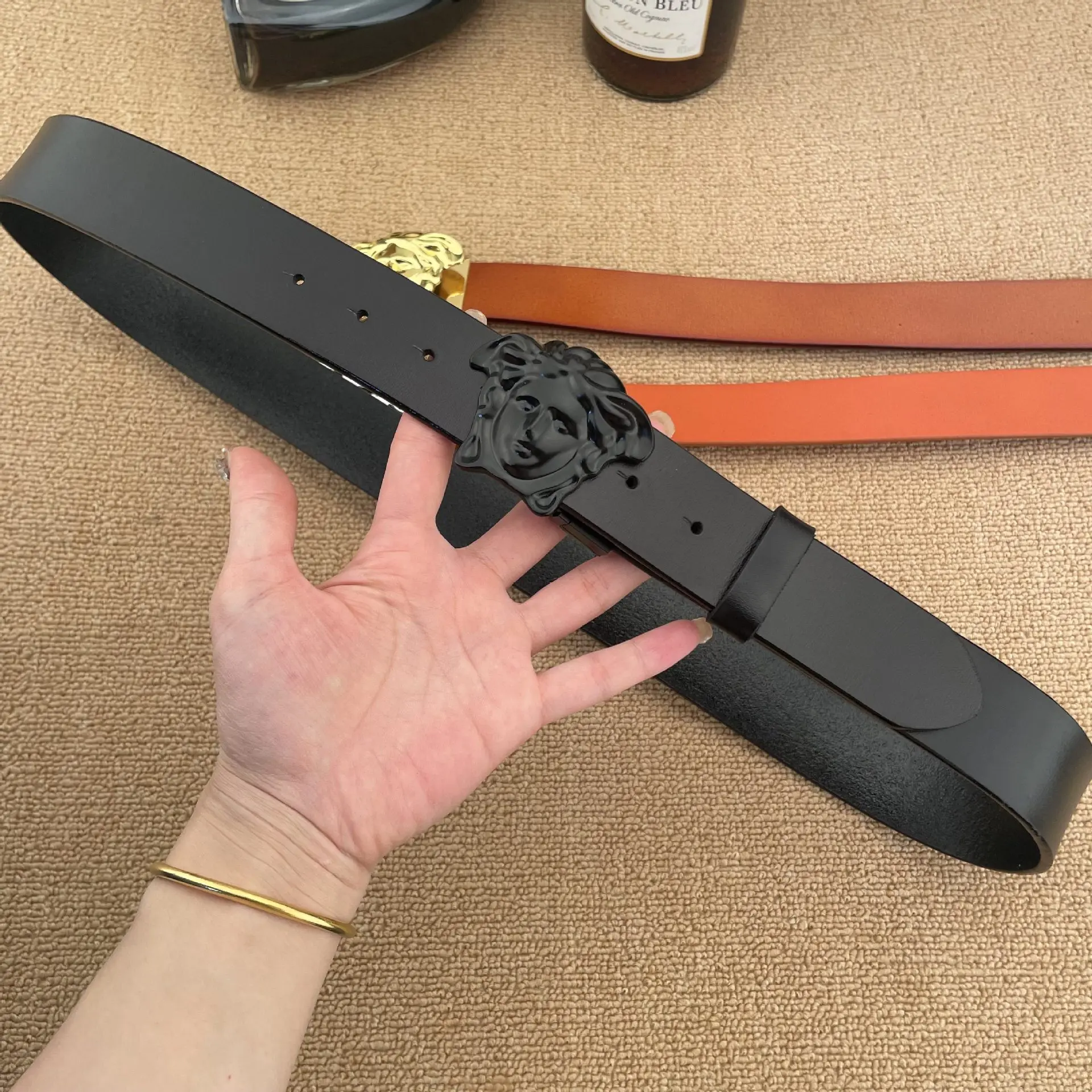 تصميم شخصي، حزام لسان كبير، أزياء نسائية، حزام شخصي للرجال، حزام فستان