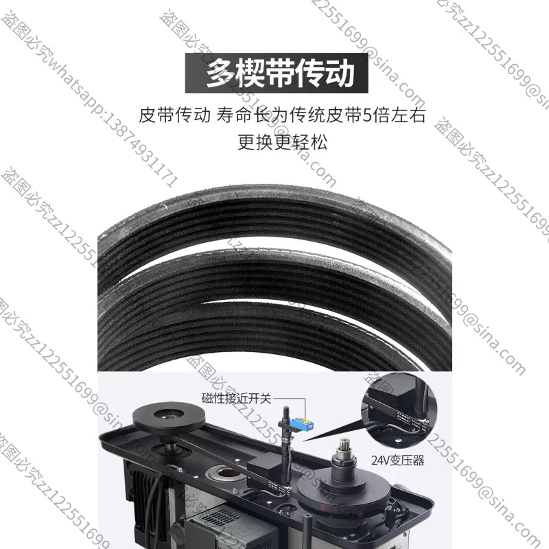 Suitable for Bench Drill Industrial Grade 380V Heavy Duty Vertical Drilling Machine High Power Multi-function Metal Tapping