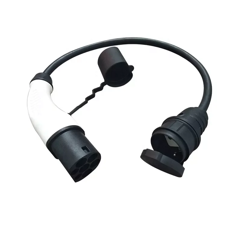 16A EV Adapter Type 2 to Schuko Socket Connecting with Schuko Plug New Energy Charger EV Charging Piles Portable Charging Cable
