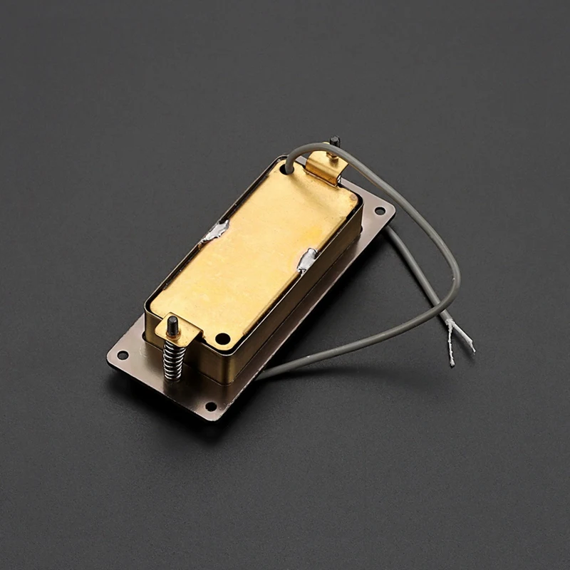 Sealed Mini Humbucker Double Coil Pickup For Electric Guitar Bronze Vintage Bronze Small LP Style Pickup With 2-Core