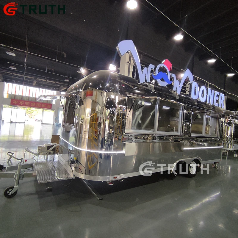 

Fully Equipped Restaurant Food Trailer Australian Standard Mobile Kitchen Foodtruck Outdoor Remolque Food Truck
