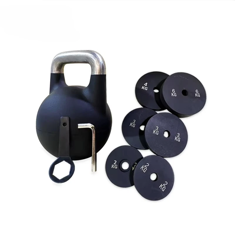 Gym Fitness Equipment Factory Adjustable Competition Kettlebell 32kg Set