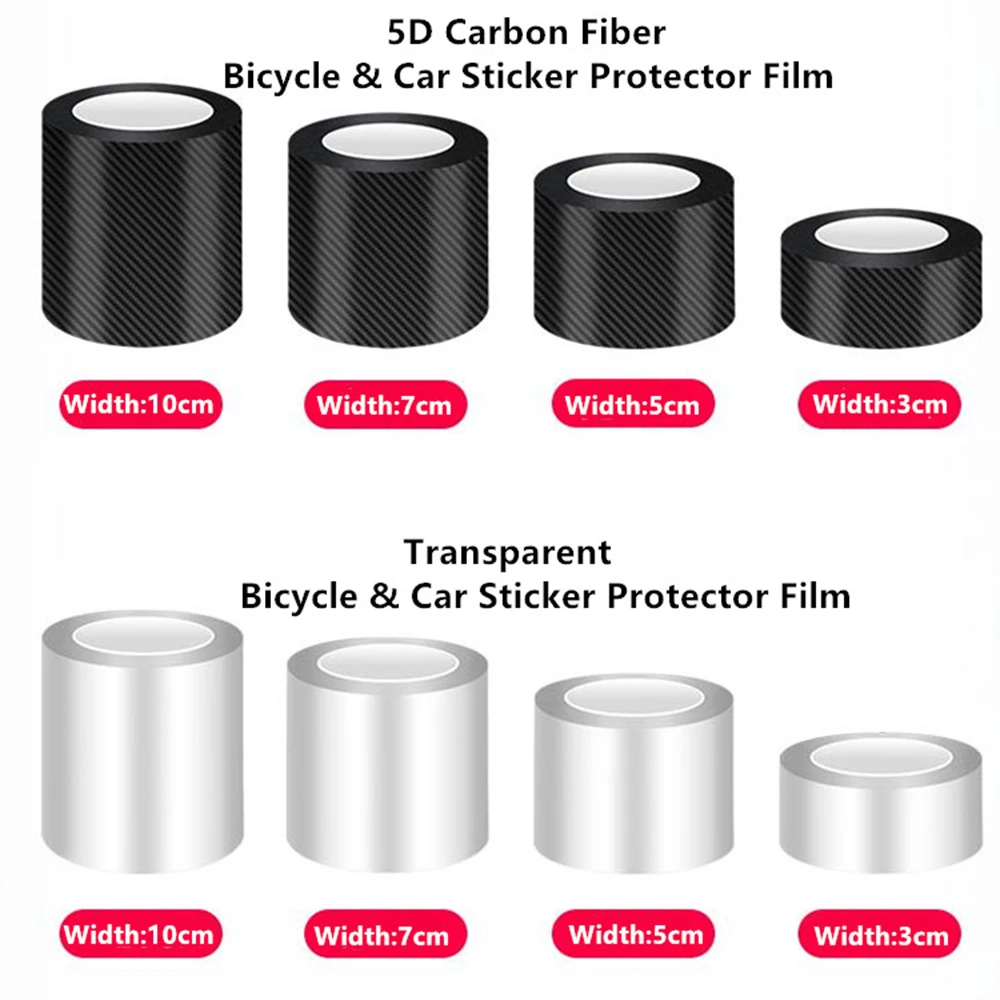 3/5/7/10cm 5D Flexible Carbon Fiber Carbon Fiber Car Moulding Self Adhesive Protective Tape Carbon Fiber