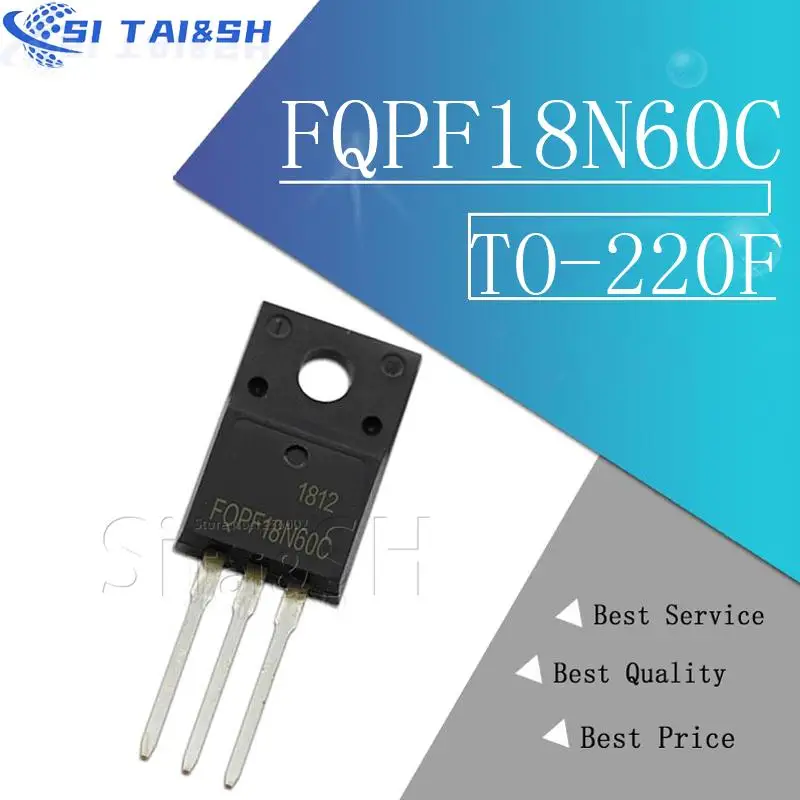 5pcs/lot FQPF18N60C FQPF18N60 18N60 TO-220F new original Immediate delivery