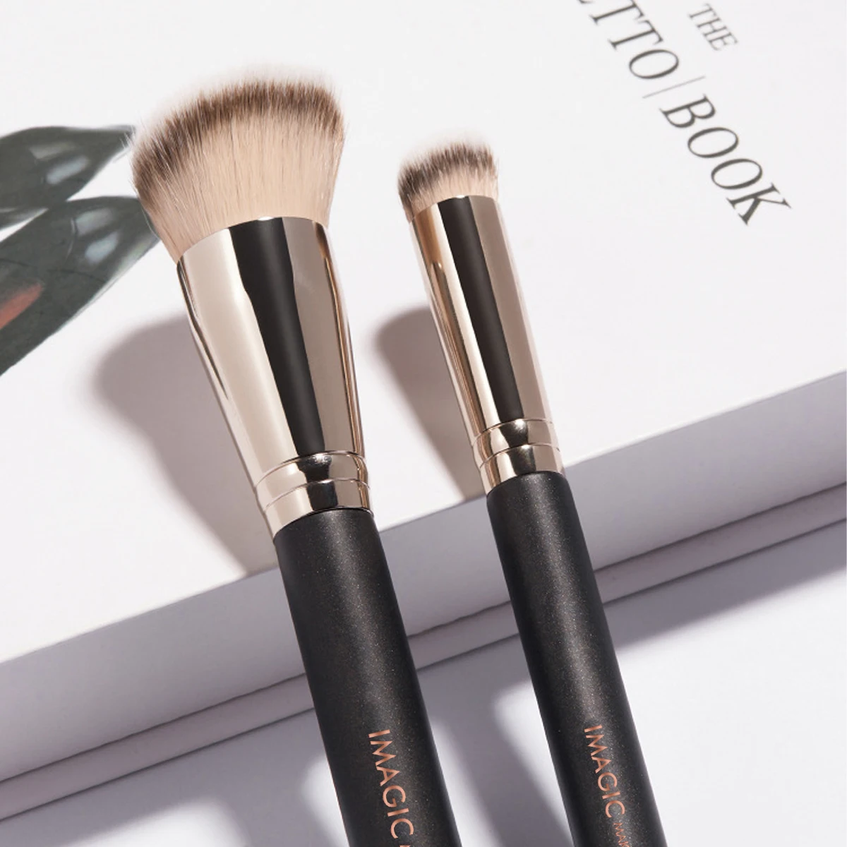 IMAGIC Blush Foundation Concealer Contour Powder Bronzer Highlighter Sculpting Brushes Professional Beauty Makeup Cosmetic Tool