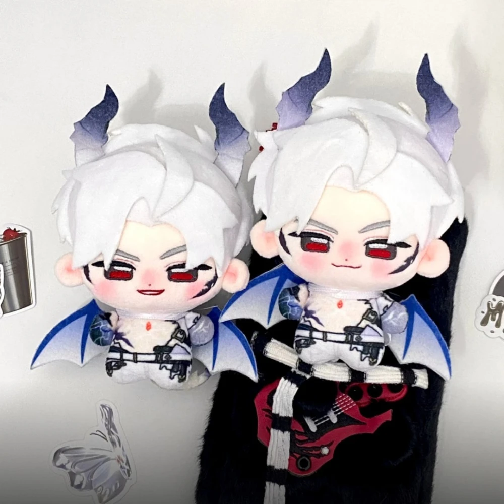 

10 см Kawaii Love And Deepspace Sylus Idol, хлопковая кукла Kawaii, мини-аниме, плюшевые куклы со звездами, мягкие фигурки, игрушки, коллекционный подарок