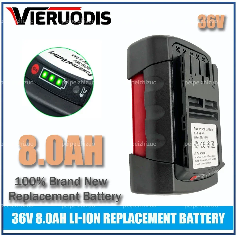 For Bosch 36V battery 6000mAh 8000mAh 9000mAh BAT4030 BAT4040 BAT4050 BTA4060 Li-Ion Battery