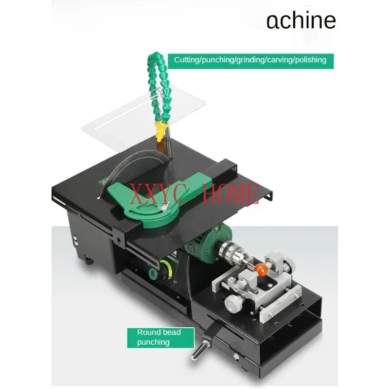 1950W High Power Table Grinder Jade Engraving Machine Small Cutting Machine Table Saw Grinding Polishing Table Saw