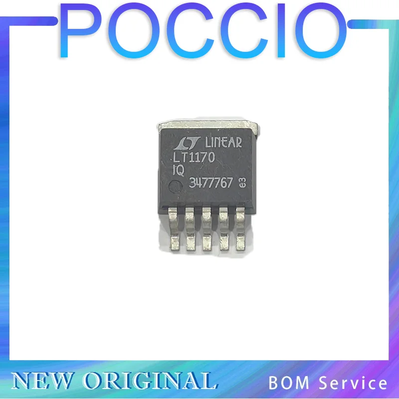 LT1170CT LT1170IT LT1170IQ LT1170 — высокоэффективные импульсные регуляторы 100 кГц, 5 А, 2,5 А и 1,25 А