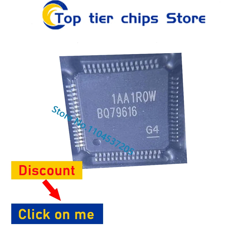 1 pçs/lote BQ79616PAPRQ1 BQ79616 HTQFP-64
