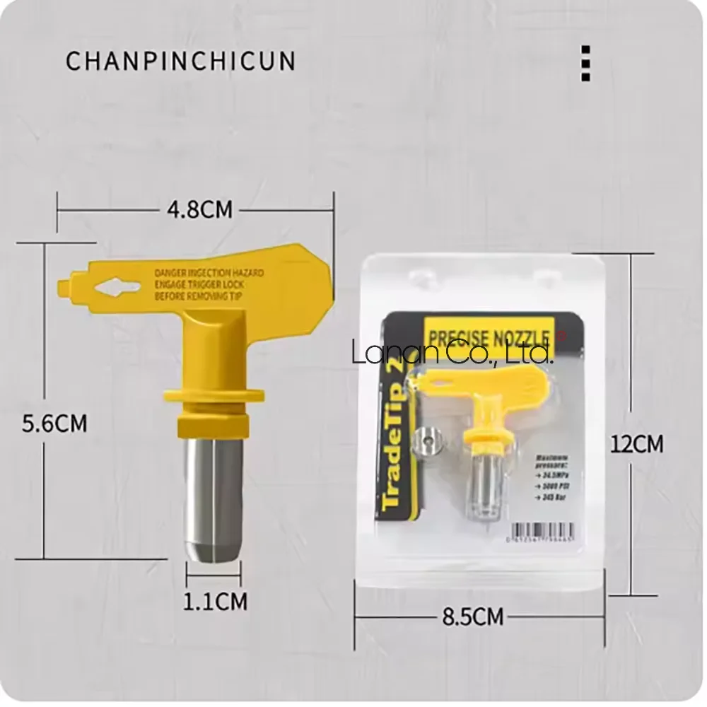Spray Tip for Various Spraying Useful Reversible Tungsten Steel Paint Spray Tip Nozzle Home Garden Tool Paint Spray Tip Nozzle