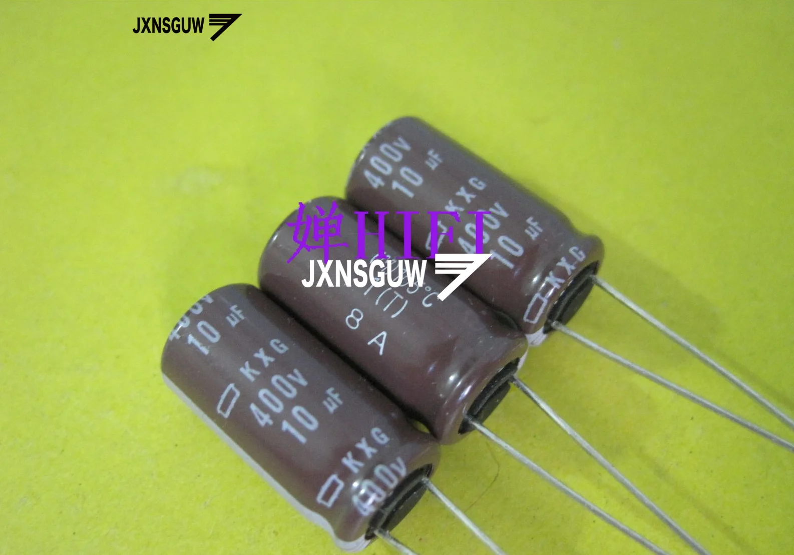 

20PCS NIPPON KXG 400V10UF 10X20MM NCC long life electrolytic capacitor 10UF/400V CHEMI-CON 105 degrees 10uF 400V