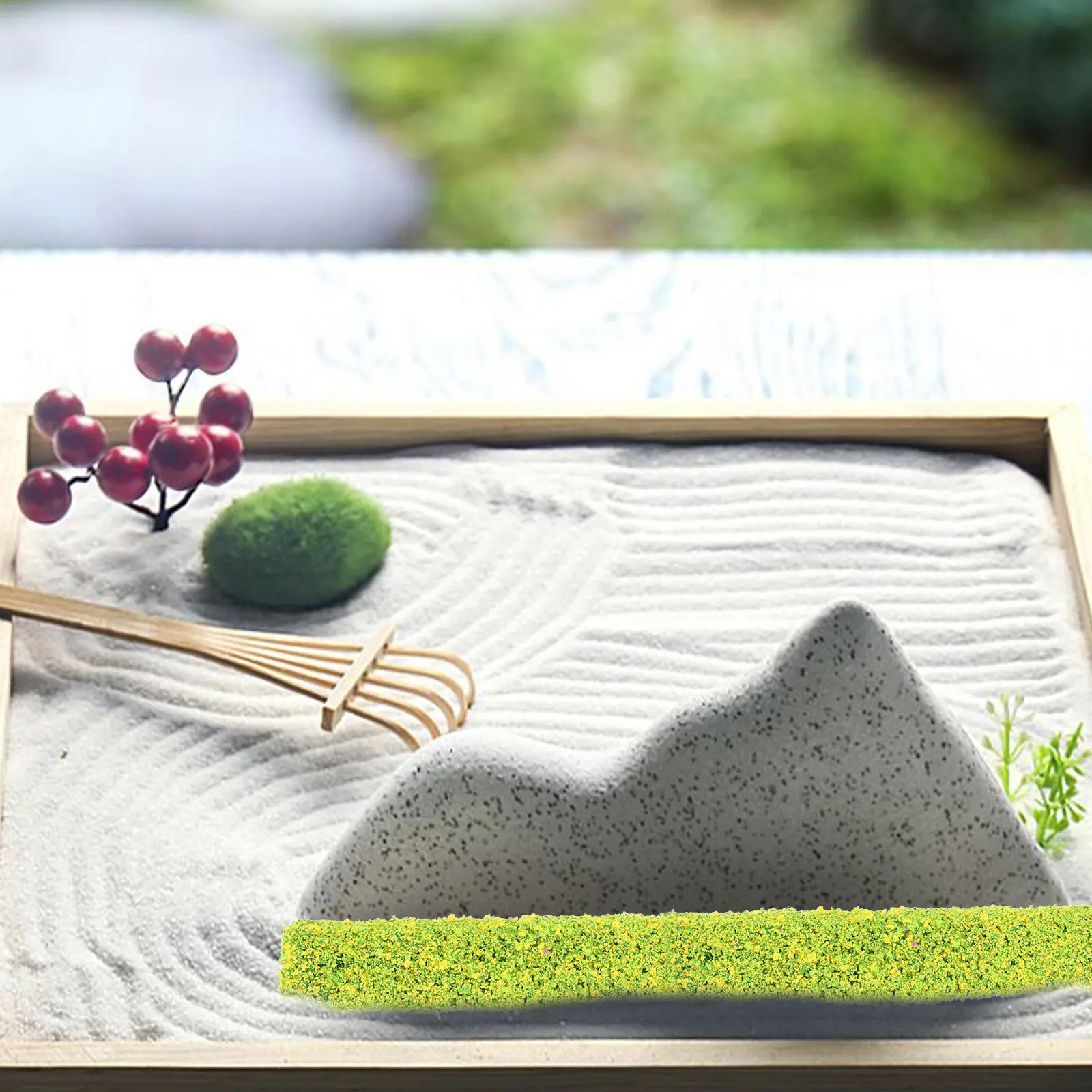 

15 шт. миниатюрных кустарниковых полосок: реалистичные искусственные пучки травы для ландшафтного дизайна кукольных домиков, имитация кустарников