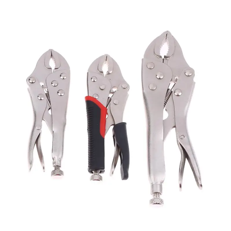 5/7/10 Inch Heavy Duty Locking Pliers Multifunctional Adjustable Metal Clamp Pressure Tool For Woodworking Welding Repairs