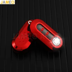 3 Buttons TPU Folding Car Key Case Jacket For Fiat 500 Panda Punto Bravo Remote Control Fobs Shell Protector Cover Accessory