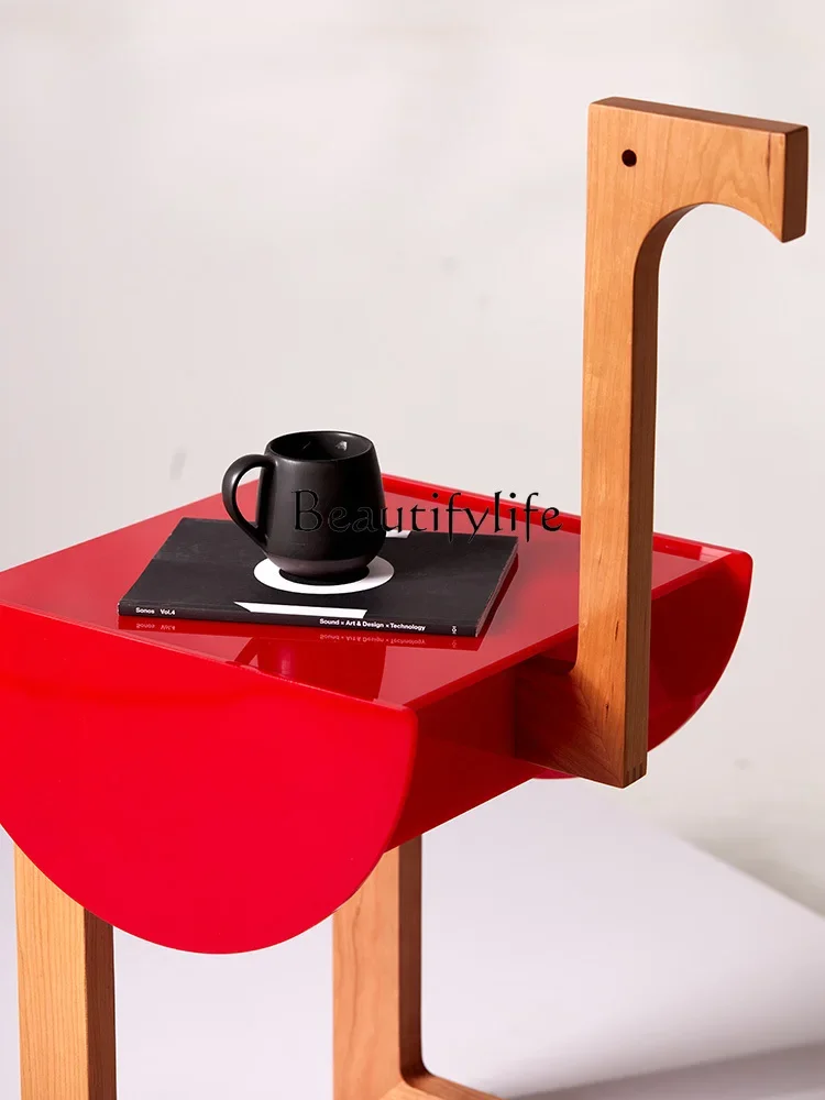 N โต๊ะข้างสไตล์ Pastoral โซฟาตู้ข้างมินิมุมโต๊ะกาแฟตารางมือถือตกแต่งสร้างสรรค์สัตว์ชั้นเก็บ