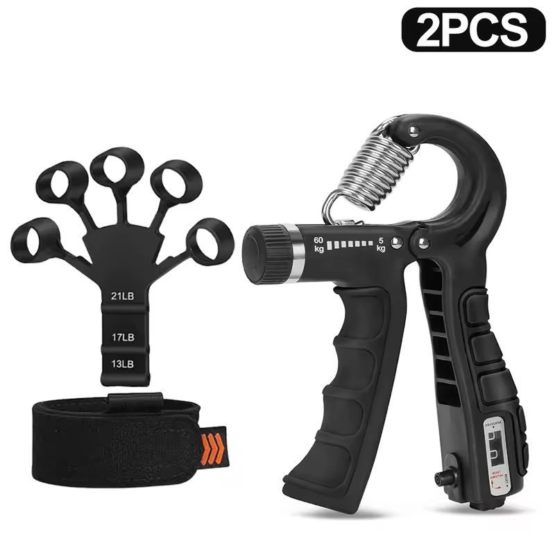 5-60Kg Adjustable Heavy Hand Gripper Fitness Hand Exerciser Grip Wrist Training Finger Gripper Hand Strengthener for Patient - Image 7