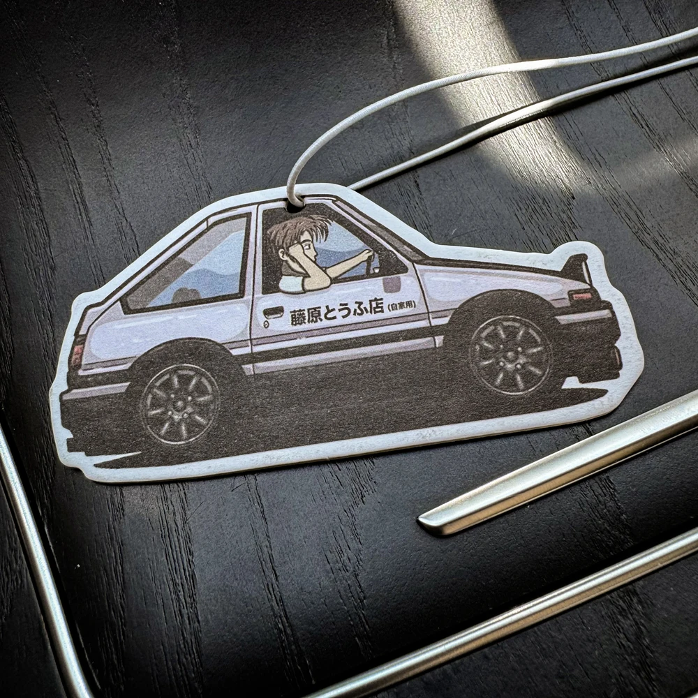 Hot JDM Style Car Air Freshener Perfume Rearview Mirror Pendant Ornament Hanging Modification License Plates Car Accessories