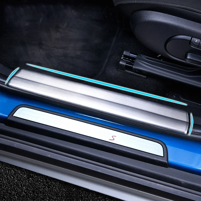 

Stainless Steel Car Bumper Door Sill Protector Accessories Cover for MINI Cooper F54 F55 F56 F60 R60 Clubman Countryman