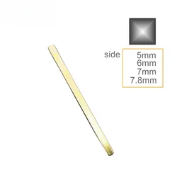 Side length  8mm door lock transmission rod Lock body square steel door handle connecting rod Door lock accessories