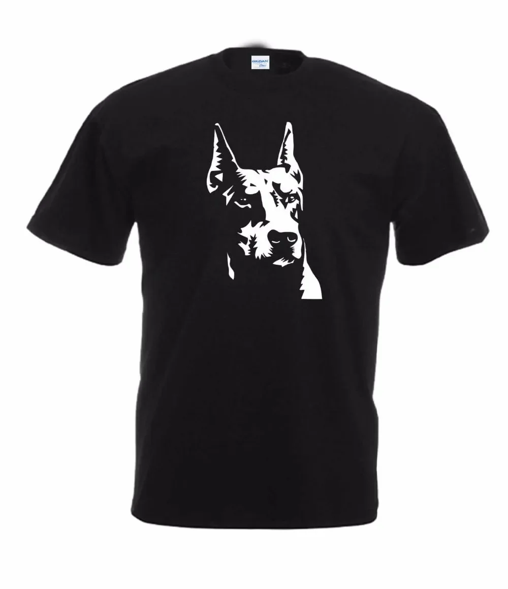 Newest Style 3D Printed Men Low Price Round Neck Men Tees Doberman Pet Puppy Dog Animal Xmas Birthday Gift Idea Mens Tee shirt