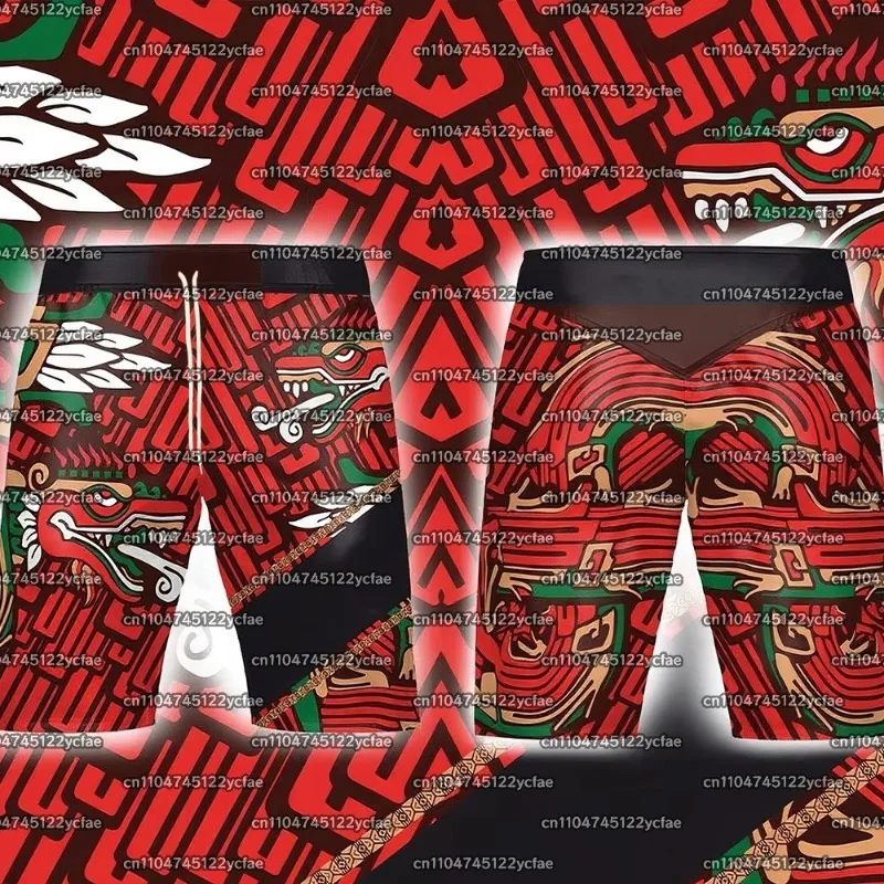 

Новые мужские спортивные шорты 2026 года с 3D-печатью, быстросохнущие, дышащие, для бокса, больших размеров, для активного отдыха, пляжные, повседневные