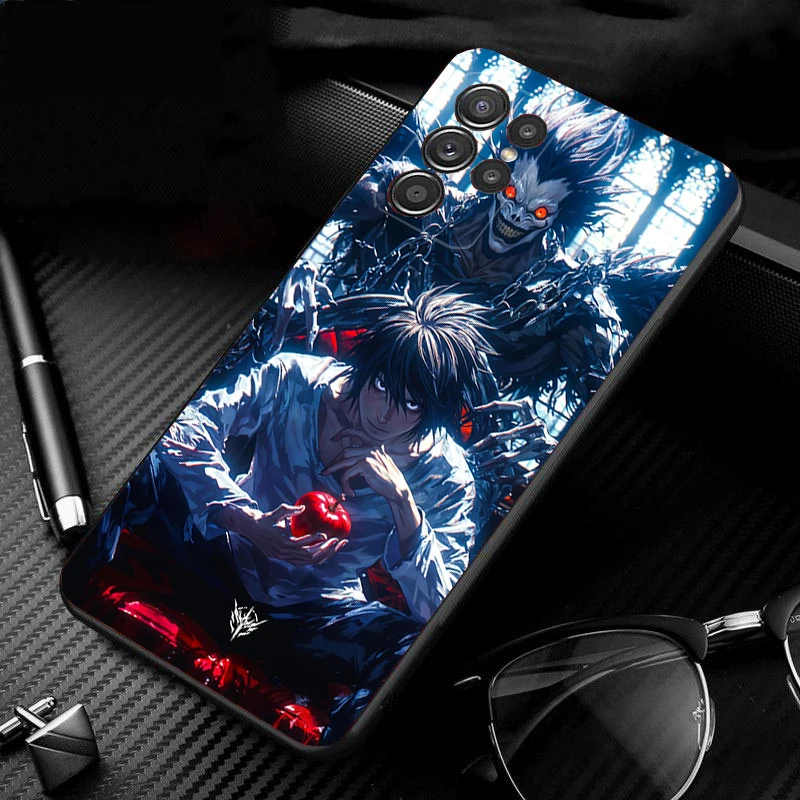 

Phone Case For Samsung Galaxy S25 S24 S23 S22 S21 Ultra S24 S23 S22 S21 S25 Plus S24 S20 FE Anime Death Note