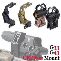 Tactical UN FTC Mount For G33 G43 Magnifier Riser Scope Mount For 551 552 553 558 Holographic Red Dot SIight FAST Riser Mount