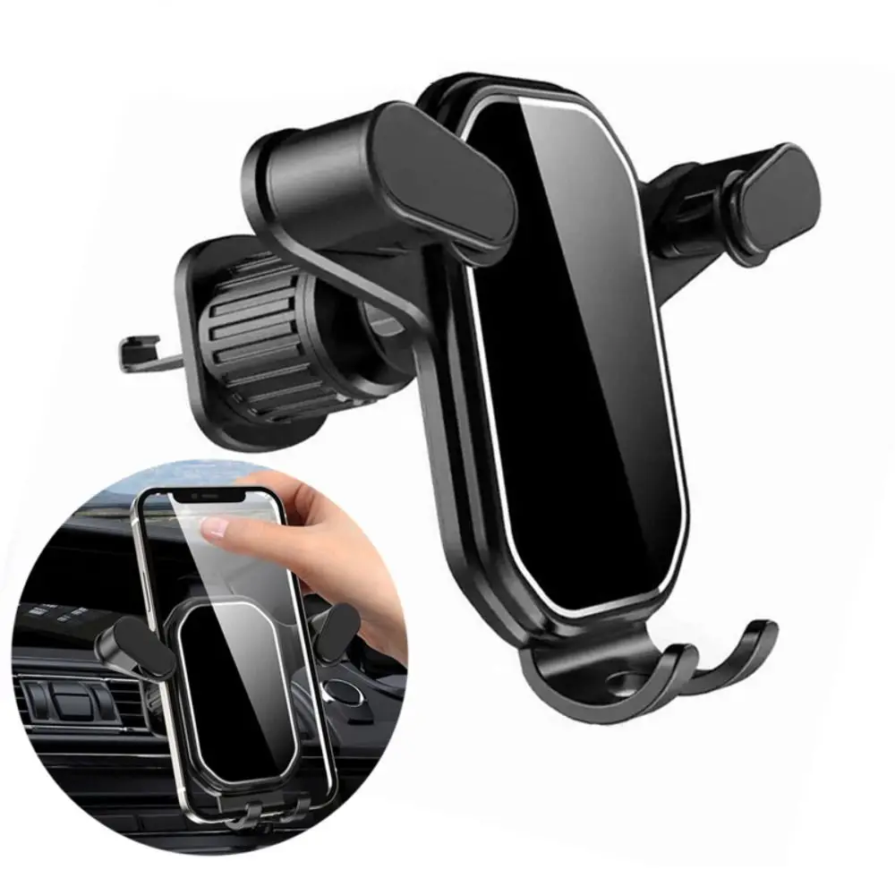 

Universal CellPhone Clip Car Phone Holder 360° Rotation Air Vent Clip Mount Gravity Auto Phone Bracket